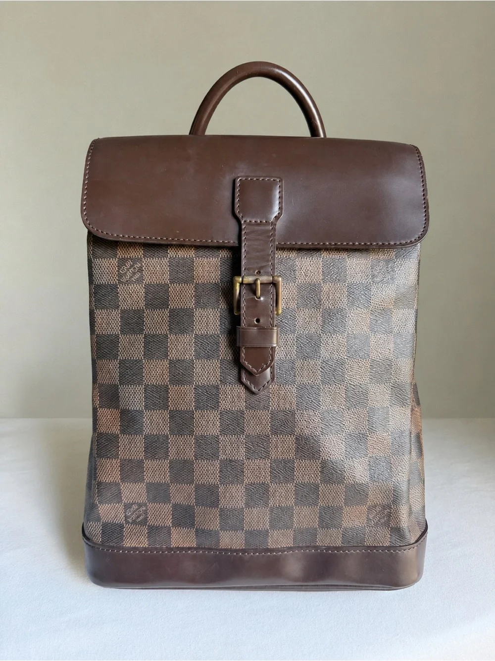 Louis Vuitton Damier Ebene Soho Backpack N51132